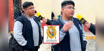 Alumno prefiere San Marcos que la universidad privada: “Nos podrá faltar 1.000 cosas, pero nunca compromiso” Alumno prefiere San Marcos que la universidad privada: “Nos podrá faltar 1.000 cosas, pero nunca compromiso”