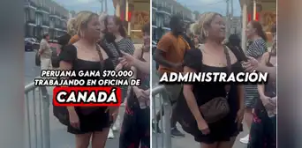 Peruana revela que gana US$70.000 al mes como oficinista en CÁNADA: "Solo pago 600 dólares de renta" Peruana revela que gana US$70.000 al mes como oficinista en CÁNADA: "Solo pago 600 dólares de renta"