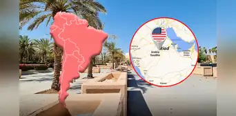 El terreno de un país de Sudamérica en Arabia Saudita que Estados Unidos usa como estacionamiento hace 15 años El terreno de un país de Sudamérica en Arabia Saudita que Estados Unidos usa como estacionamiento hace 15 años