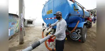 Sunass denuncia destrucción de reservorio en San Juan de Miraflores y Sedapal anuncia corte de agua en el sur de Lima Sunass denuncia destrucción de reservorio en San Juan de Miraflores y Sedapal anuncia corte de agua en el sur de Lima