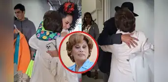 Magdyel Ugaz y Gustavo Bueno tienen emotivo reencuetro con Irma Maury, 'Doña Nelly' en 'Al fondo hay sitio' Magdyel Ugaz y Gustavo Bueno tienen emotivo reencuetro con Irma Maury, 'Doña Nelly' en 'Al fondo hay sitio'