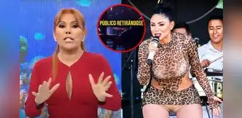 Magaly Medina revela que el público abandonó una discoteca en Ica cuando Pamela Franco se presentó Magaly Medina revela que el público abandonó una discoteca en Ica cuando Pamela Franco se presentó