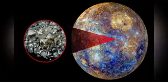 Científicos descubren en Mercurio un 'tesoro' de hasta 18 km de diamantes: se ocultaría bajo su superficie