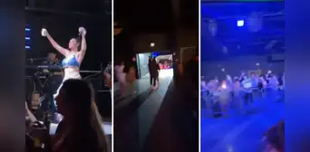 Pamela Franco debuta con concierto en Milán, pero público abandonó discoteca en pleno show