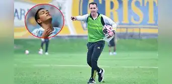 DT de Cristal y su sarcástica descripción sobre Grimaldo ante interés de Talleres: "Es malísimo"