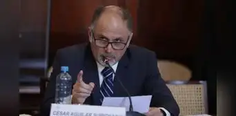 Subcomisión aprobó informe final de César Aguilar como candidato a contralor de la República