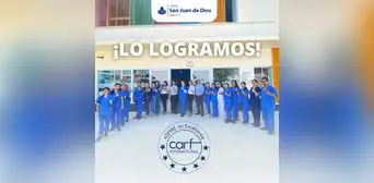Clínica San Juan de Dios de Piura es acreditada por CARF Internacional por su "Programa Interdisciplinario de Rehabilitación en Pediatría"