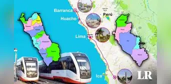 MTC aprueba creación de Tren Lima - Ica que reducirá tiempo de viaje y conectará con Línea 1: esta es su ruta MTC aprueba creación de Tren Lima - Ica que reducirá tiempo de viaje y conectará con Línea 1: esta es su ruta