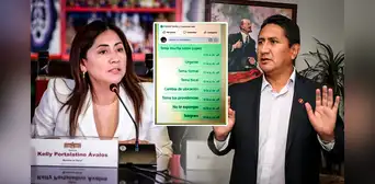 Kelly Portalatino no enfrentaría cargos de comprobarse que tiene una relación sentimental con Vladimir Cerrón Kelly Portalatino no enfrentaría cargos de comprobarse que tiene una relación sentimental con Vladimir Cerrón