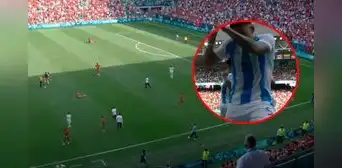 Argentina lo empató a los 105': hinchas invadieron en la cancha y soltaron bombardas cerca de los jugadores