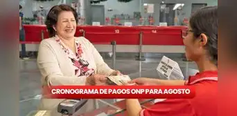 Cronograma de pagos ONP, agosto: revisa aquí las fechas para cobrar pensiones del Decreto Ley 19990 y más Cronograma de pagos ONP, agosto: revisa aquí las fechas para cobrar pensiones del Decreto Ley 19990 y más