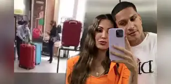 ¿Ana Paula Consorte se prepara para volver a Lima? Pareja de Paolo Guerrero es captada comprando maletas