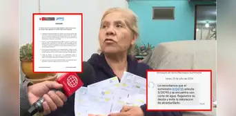 Sedapal aclara situación de mujer a la que facturó más de 20.000 soles por el servicio de agua