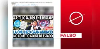La ONU no “anunció” que Pedro Castillo tiene que ser liberado