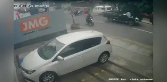 Choque múltiple en Miraflores: cámaras captan el preciso momento del accidente en av. Del Ejército