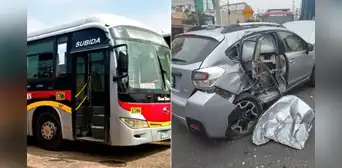 Miraflores: Denuncian a empresa Urano Tours por choque múltiple en Av. Del Ejército que dejó 8 heridos Miraflores: Denuncian a empresa Urano Tours por choque múltiple en Av. Del Ejército que dejó 8 heridos