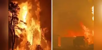 Evacúan a miles de personas en California por incendio forestal descontrolado: 1500 bomberos luchan contra el fuego