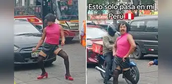 ‘Freddie Mercury peruano’ causa sensación en las calles con sus divertidos pasos: "En Perú creamos trabajos"