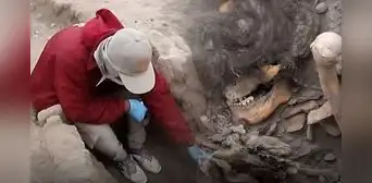 Esta es la TUMBA MILENARIA que fue encontrada en lo alto de una pirámide ubicada en la Huaca Pucllana Esta es la TUMBA MILENARIA que fue encontrada en lo alto de una pirámide ubicada en la Huaca Pucllana