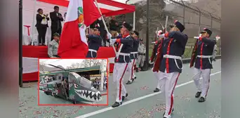 Celebración del Desfile Militar con 'armas de guerra' en penal Lurigancho y Pabellón 15 se corona ganador