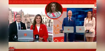 Federico Salazar y Verónica Linares bromean en vivo del mensaje a la nación de Dina Boluarte: “Damos pase a Fútbol en América” Federico Salazar y Verónica Linares bromean en vivo del mensaje a la nación de Dina Boluarte: “Damos pase a Fútbol en América”