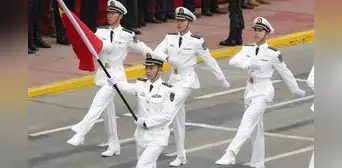 Así fue el desfile de la delegación china en la Gran Parada Militar 2024: el primero en la historia de Perú