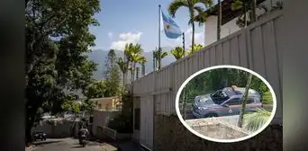 Denuncian intento de toma de la Embajada Argentina en Venezuela por parte de la Policía Bolivariana Denuncian intento de toma de la Embajada Argentina en Venezuela por parte de la Policía Bolivariana