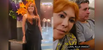 Magaly Medina emociona a sus fans al anunciar su retorno al Perú con Alfredo Zambrano: “¡Lima, allá vamos!” Magaly Medina emociona a sus fans al anunciar su retorno al Perú con Alfredo Zambrano: “¡Lima, allá vamos!”