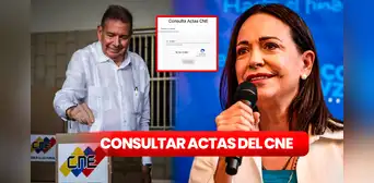 ¿Cómo consultar las actas del CNE? LINK para verificar los votos con número de cédula, según María Corina Machado