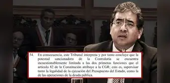 TC delimita potestad sancionadora de la Contraloría tras la salida de Nelson Shack
