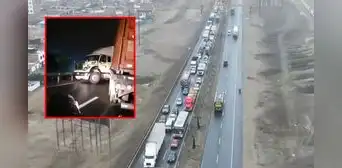 Tráiler de carga pesada se despista en Punta Negra y bloquea vía de la Panamericana sur