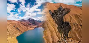 La montaña de Huaraz que asombra al mundo con su peculiar mapa del Perú: silueta se formó de manera natural La montaña de Huaraz que asombra al mundo con su peculiar mapa del Perú: silueta se formó de manera natural