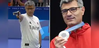 Tirador turco sorprende al mundo en París 2024: ganó medalla de plata con una mano en el bolsillo