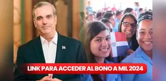 Bono a Mil agosto 2024: revisa AQUÍ el link para recibir el PAGO de RD$1.000 de Luis Abinader Bono a Mil agosto 2024: revisa AQUÍ el link para recibir el PAGO de RD$1.000 de Luis Abinader