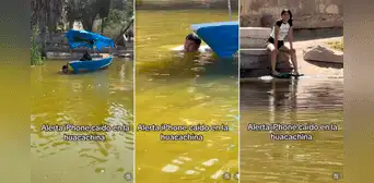 Pierde su iPhone en Huacachina y se lanza a la laguna para buscarlo: “Mejor que se compre otro”