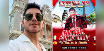 Jean Paul Santa María denuncia que fue estafado por empresario en Europa: “Solo cumplió con el de Roma” Jean Paul Santa María denuncia que fue estafado por empresario en Europa: “Solo cumplió con el de Roma”