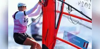 ¡Orgullo peruano! María Belén Bazo hace historia y logra diploma olímpico en vela en París 2024 ¡Orgullo peruano! María Belén Bazo hace historia y logra diploma olímpico en vela en París 2024