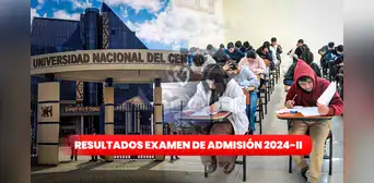 Resultados examen de admisión UNCP 2024-II: conoce AQUÍ la lista de ingresantes a las áreas 1 y 4 Resultados examen de admisión UNCP 2024-II: conoce AQUÍ la lista de ingresantes a las áreas 1 y 4