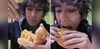 Peruano asombra al desayunar pan con tallarines y usuarios quedan atónitos: “¿Harina más harina?” Peruano asombra al desayunar pan con tallarines y usuarios quedan atónitos: “¿Harina más harina?”