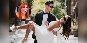 Anthony Aranda responde a duras críticas de Magaly Medina por su boda con Melissa Paredes: ¿Qué dijo?