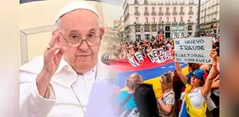 Papa Francisco tras fraude del régimen de Maduro en Venezuela: "Busquen la verdad y eviten la violencia"