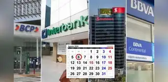 ¿Los bancos abren HOY, feriado 6 de agosto? Mira horarios vía BCP, Banco de la Nación, BBVA y más