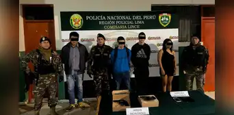 Lince: Capturan a banda dedicada al cobro de cupos a trabajadoras sexuales Lince: Capturan a banda dedicada al cobro de cupos a trabajadoras sexuales