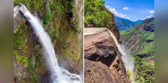 La cascada de Colombia en la que el agua "cae hacía arriba": actividades y cómo llegar a este paraíso natural La cascada de Colombia en la que el agua "cae hacía arriba": actividades y cómo llegar a este paraíso natural