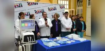 INSN Breña recibe donación de ventilador mecánico para niños con cáncer
