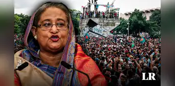 Primera ministra de Bangladesh renuncia y huye del país tras protestas, manifestantes invaden su residencia Primera ministra de Bangladesh renuncia y huye del país tras protestas, manifestantes invaden su residencia