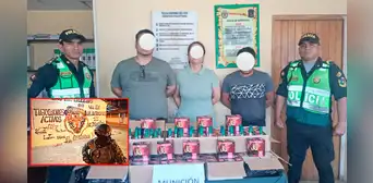 Detienen a sujetos con 3.000 municiones que usarían para abastecer a bandas criminales de Ecuador Detienen a sujetos con 3.000 municiones que usarían para abastecer a bandas criminales de Ecuador