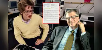 Conoce cómo era el primer CV de Bill Gates y el impactante salario que soñaba a los 18 años