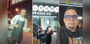 El venezolano que inició vendiendo en carretilla y hoy tiene un exitoso local de hamburguesas en Breña: "Ganaba S/80 a la semana"