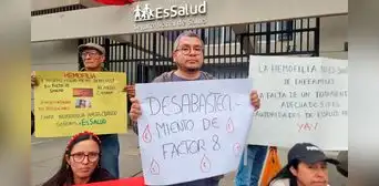 Pacientes de EsSalud están en riesgo por desabastecimiento de importante medicamento para la hemofilia Pacientes de EsSalud están en riesgo por desabastecimiento de importante medicamento para la hemofilia